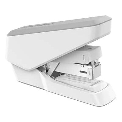 Fellowes - LX860 EasyPress Desktop Stapler, 40-Sheet Capacity - White Fellowes - LX860 EasyPress Desktop Stapler, 40-Sheet Capacity - White