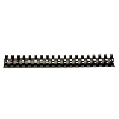 Fellowes - 1 1/2" Plastic Binding Spine Comb, 340 Sheet Capacity, 50/Pack - Black Fellowes - 1 1/2" Plastic Binding Spine Comb, 340 Sheet Capacity, 50/Pack - Black