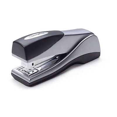 Swingline - Optima Grip Stapler, 25-Sheet Capacity - Silver Swingline - Optima Grip Stapler, 25-Sheet Capacity - Silver