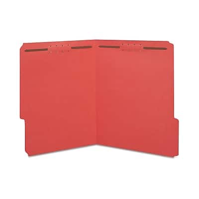 Staples - Reinforced Classification Folder, 3/4" Expansion, Letter Size, 50/Box - Red Staples - Reinforced Classification Folder, 3/4" Expansion, Letter Size, 50/Box - Red