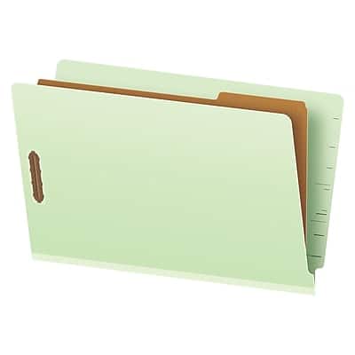 Pendaflex - Recycled Reinforced Classification Folder, 1-Divider, 2" Expansion, Legal Size, 10/Box - Light Green Pendaflex - Recycled Reinforced Classification Folder, 1-Divider, 2" Expansion, Legal Size, 10/Box - Light Green