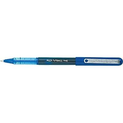 Pilot - VBall Rollerball Pens, Fine Point, Dozen - Blue Ink Pilot - VBall Rollerball Pens, Fine Point, Dozen - Blue Ink
