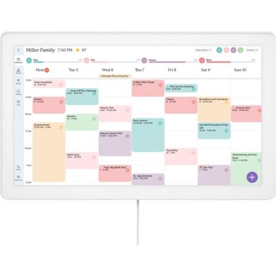 Skylight - Calendar Max: 27 inch Touchscreen Smart Calendar and Family Organizer - White Skylight - Calendar Max: 27 inch Touchscreen Smart Calendar and Family Organizer - White