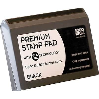 Cosco - 2000 Plus Gel-Based Stamp Pad - Black Cosco - 2000 Plus Gel-Based Stamp Pad - Black