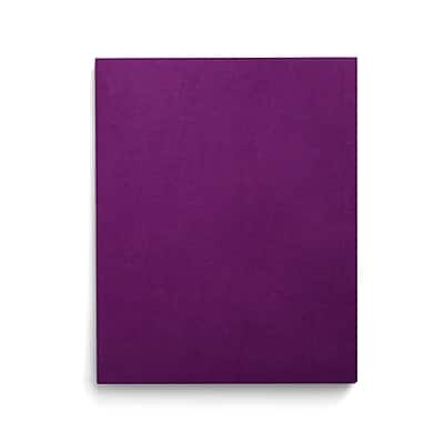 Staples - Smooth 2-Pocket Paper Folder with Fasteners, 25/Box - Purple Staples - Smooth 2-Pocket Paper Folder with Fasteners, 25/Box - Purple