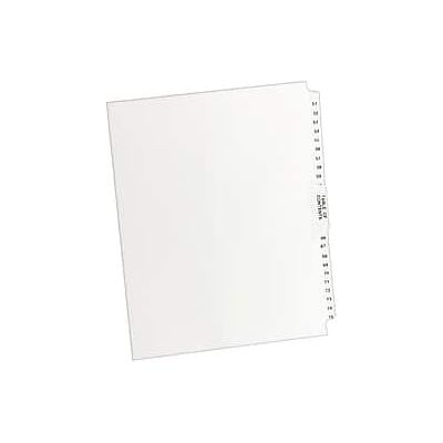 Avery - Premium Collated Legal Paper Dividers, 51-75 & Table of Content Tabs, Style, Letter Size - White Avery - Premium Collated Legal Paper Dividers, 51-75 & Table of Content Tabs, Style, Letter Size - White
