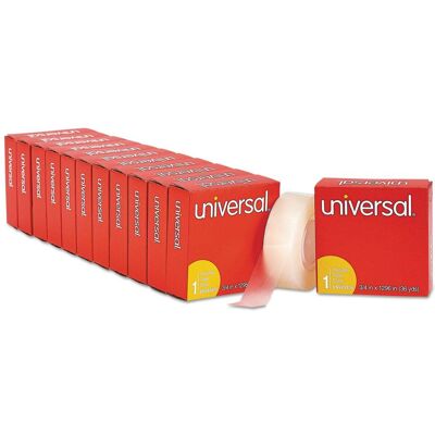 Universal - Invisible Tape, 1Inch Core, 0.75Inch x 36 yds, Clear, 12 per Pack Universal - Invisible Tape, 1Inch Core, 0.75Inch x 36 yds, Clear, 12 per Pack