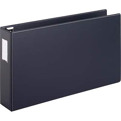 Cardinal - EasyOpen Tabloid Slant-D Reference Heavy Duty 3" 3-Ring Non-View Binders, D-Ring - Black Cardinal - EasyOpen Tabloid Slant-D Reference Heavy Duty 3" 3-Ring Non-View Binders, D-Ring - Black