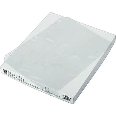 C-line - Double-Sided Photo Holder Sheets for 3 Ring Binders, Eight 3.5" x 5" Photos/Sheet, 50/Box (CLI52584) - Clear C-line - Double-Sided Photo Holder Sheets for 3 Ring Binders, Eight 3.5" x 5" Photos/Sheet, 50/Box (CLI52584) - Clear