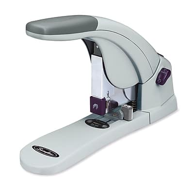 Swingline - LightTouch Reduced-Effort Heavy Duty Desktop Stapler, Reduced Effort, 120-Sheet Capacity - Gray/Silver Swingline - LightTouch Reduced-Effort Heavy Duty Desktop Stapler, Reduced Effort, 120-Sheet Capacity - Gray/Silver