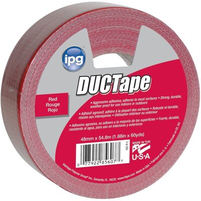 IPG - JobSite 1.88 in. W X 60 yd L Red Duct Tape IPG - JobSite 1.88 in. W X 60 yd L Red Duct Tape