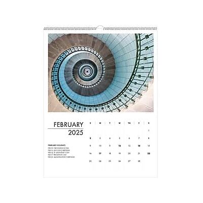 House of Doolittle - 2025 Abstract Architecture 11" x 14" Monthly Wall Calendar - Multicolor House of Doolittle - 2025 Abstract Architecture 11" x 14" Monthly Wall Calendar - Multicolor