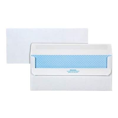 Quality Park - Redi-Seal Security Tinted Business Envelopes, 4 1/8" x 9 1/2", 500/Box - White Quality Park - Redi-Seal Security Tinted Business Envelopes, 4 1/8" x 9 1/2", 500/Box - White