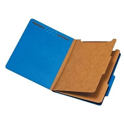 Pendaflex - Pressboard Classification Folder, 2-Dividers, 2 1/2" Expansion, Letter Size, 10/Box - Dark Blue Pendaflex - Pressboard Classification Folder, 2-Dividers, 2 1/2" Expansion, Letter Size, 10/Box - Dark Blue