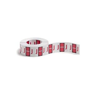 Smead - BCCR Labels File Folder Label, J, 500 Labels/Pack - Red Smead - BCCR Labels File Folder Label, J, 500 Labels/Pack - Red
