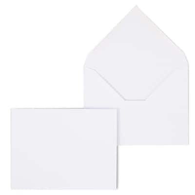 Staples - Gummed Invitation Envelopes, 5 3/4" x 4 3/8", 250/Box - White Staples - Gummed Invitation Envelopes, 5 3/4" x 4 3/8", 250/Box - White