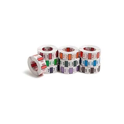 Smead - BCCRN Color Coded Numeric Labels - 0-9, 1.25" x 1", 500/Roll - Assorted Smead - BCCRN Color Coded Numeric Labels - 0-9, 1.25" x 1", 500/Roll - Assorted