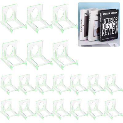 Unique Bargains - 20pcs Book Display Stands, 2" Adjustable Display Holder Mini Clear Easel Collector Stand for Comics, Magazines, DVDs Unique Bargains - 20pcs Book Display Stands, 2" Adjustable Display Holder Mini Clear Easel Collector Stand for Comics, Magazines, DVDs