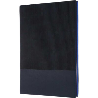 Unique Bargains - Hardcover Leather Lined Journal, 100 Pages 8.3x5.7" A5 Lined Diary Notebook for Office Home Writing - Blue Unique Bargains - Hardcover Leather Lined Journal, 100 Pages 8.3x5.7" A5 Lined Diary Notebook for Office Home Writing - Blue