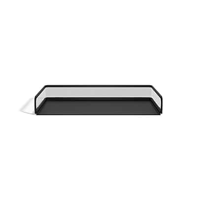 TRU RED - Side Load Stackable Metal Letter Tray, Legal size, Matte - Matte Black TRU RED - Side Load Stackable Metal Letter Tray, Legal size, Matte - Matte Black