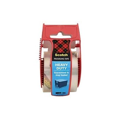 Scotch - Heavy Duty Packing Tape with Dispenser, 1.88" x 22.2 yds - Clear Scotch - Heavy Duty Packing Tape with Dispenser, 1.88" x 22.2 yds - Clear