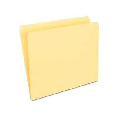 Staples - File Folders, Single Tab, Letter Size, 100/Box - Yellow Staples - File Folders, Single Tab, Letter Size, 100/Box - Yellow