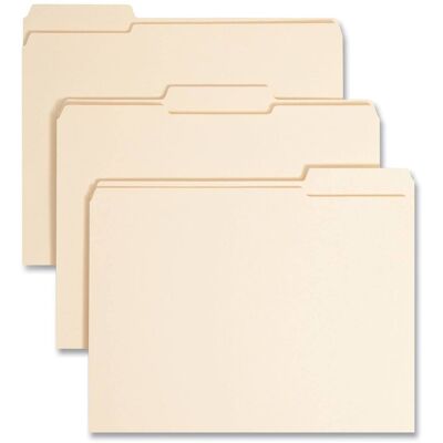 Smead Manufacturing - Top Tab Manila Expansion Fastener Folders, 1.5" Expansion, 2 Fasteners, Letter Size, Manila Exterior, 50/Box Smead Manufacturing - Top Tab Manila Expansion Fastener Folders, 1.5" Expansion, 2 Fasteners, Letter Size, Manila Exterior, 50/Box