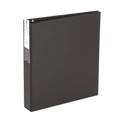Avery - 1 1/2" 3-Ring Non-View Binders - Black Avery - 1 1/2" 3-Ring Non-View Binders - Black