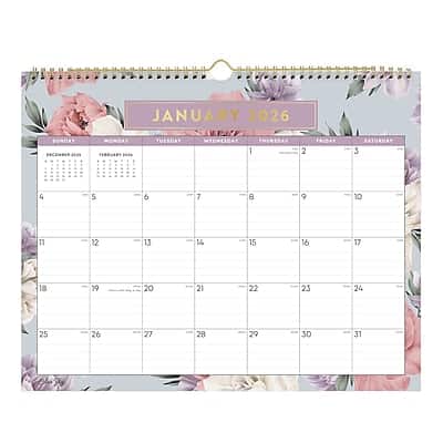Blue Sky - 2026 Tula 15" x 12" Monthly Desk Calendar - Multicolor Blue Sky - 2026 Tula 15" x 12" Monthly Desk Calendar - Multicolor