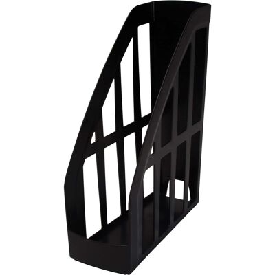 Storex - Value Line Recycled Magazine File Plastic - Black Storex - Value Line Recycled Magazine File Plastic - Black