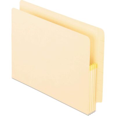 Tops Business Forms - Manila Drop Front Shelf File Pockets with Tyvek Gusset Top, 1.75" Expansion, Letter Size, Manila, 25/Box Tops Business Forms - Manila Drop Front Shelf File Pockets with Tyvek Gusset Top, 1.75" Expansion, Letter Size, Manila, 25/Box