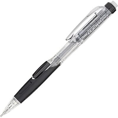 Pentel - Twist-Erase Click Mechanical Pencil, 0.9mm, #2 Medium Lead - Black Pentel - Twist-Erase Click Mechanical Pencil, 0.9mm, #2 Medium Lead - Black