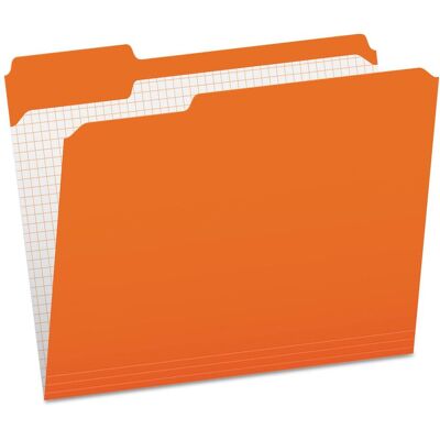 Tops Business Forms - Double-Ply Reinforced Top Tab Colored File Folders, : Assorted, Letter Size, 0.75" Expansion, Orange, 100/Box Tops Business Forms - Double-Ply Reinforced Top Tab Colored File Folders, : Assorted, Letter Size, 0.75" Expansion, Orange, 100/Box