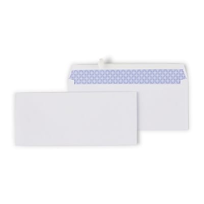 Staples - QuickStrip EasyClose Self Seal Security Tinted #10 Business Envelopes, 4 1/8" x 9 1/2", 500/Box - White Staples - QuickStrip EasyClose Self Seal Security Tinted #10 Business Envelopes, 4 1/8" x 9 1/2", 500/Box - White