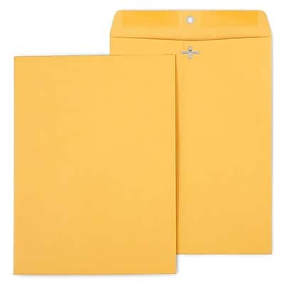 Staples - Kraft Clasp & Moistenable Glue Catalog Envelopes, 9" x 12", 100/Box - Brown Staples - Kraft Clasp & Moistenable Glue Catalog Envelopes, 9" x 12", 100/Box - Brown
