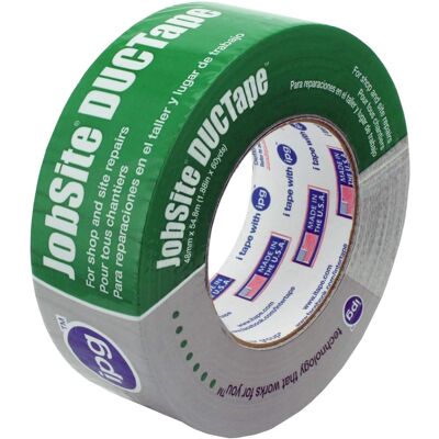 IPG - JobSite 1.88 in. W X 60 yd L Silver Duct Tape IPG - JobSite 1.88 in. W X 60 yd L Silver Duct Tape