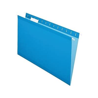 Pendaflex - Recycled Hanging File Folders, Legal Size, 25/Box - Blue Pendaflex - Recycled Hanging File Folders, Legal Size, 25/Box - Blue