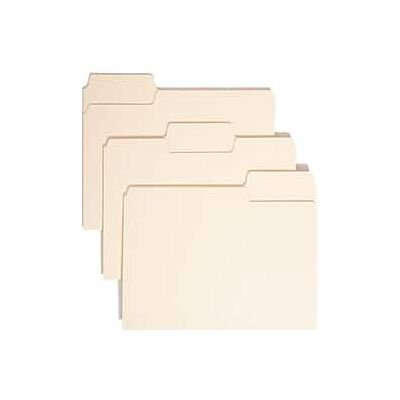 Smead - SuperTab Heavy Duty File Folder, 1/3-Cut Tab, Letter Size, 50/Box - Manila Smead - SuperTab Heavy Duty File Folder, 1/3-Cut Tab, Letter Size, 50/Box - Manila