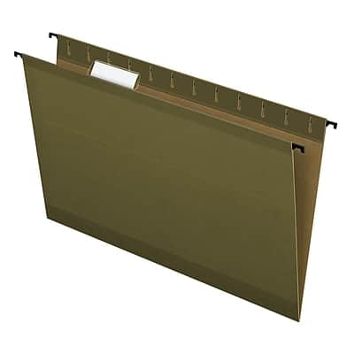 Pendaflex - SureHook Hanging File Folders, Legal Size, Standard 20/Box - Green Pendaflex - SureHook Hanging File Folders, Legal Size, Standard 20/Box - Green