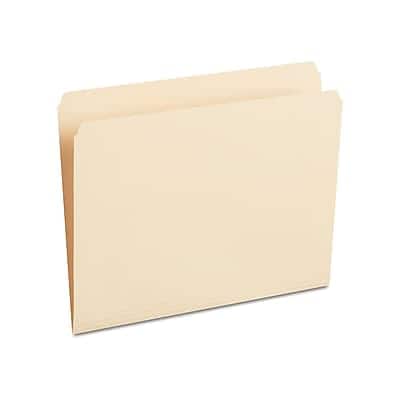 Staples - 100% Recycled File Folder, Single Tab, Letter Size, 100/Box - Manila Staples - 100% Recycled File Folder, Single Tab, Letter Size, 100/Box - Manila