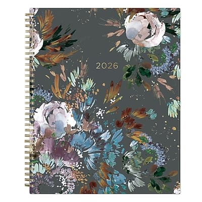 Blue Sky - 2026 Kelly Ventura Midnight Garden 8.5" x 11" Weekly & Monthly Planner, Plastic Cover - Multicolored Blue Sky - 2026 Kelly Ventura Midnight Garden 8.5" x 11" Weekly & Monthly Planner, Plastic Cover - Multicolored