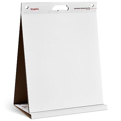 Staples - Stickies Tabletop Easel Pad, 20" x 23", 20 Sheets/Pad - White Staples - Stickies Tabletop Easel Pad, 20" x 23", 20 Sheets/Pad - White