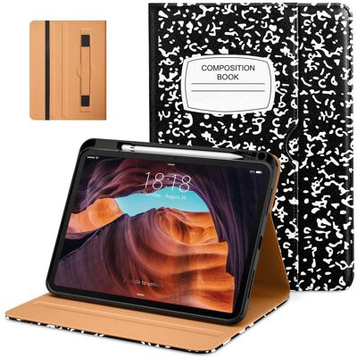 DTTO - Case for iPad 11th Gen 11" 2025 (A16) & 10th Gen 10.9" 2022, Leather Folio Cover with Pencil Holder & Auto Wake/Sleep - Book DTTO - Case for iPad 11th Gen 11" 2025 (A16) & 10th Gen 10.9" 2022, Leather Folio Cover with Pencil Holder & Auto Wake/Sleep - Book