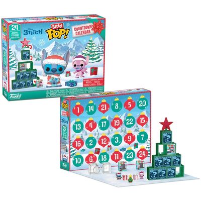Disney Funko Bitty POP Countdown Calendar Stitch Holiday - Multi-Colored Disney Funko Bitty POP Countdown Calendar Stitch Holiday - Multi-Colored
