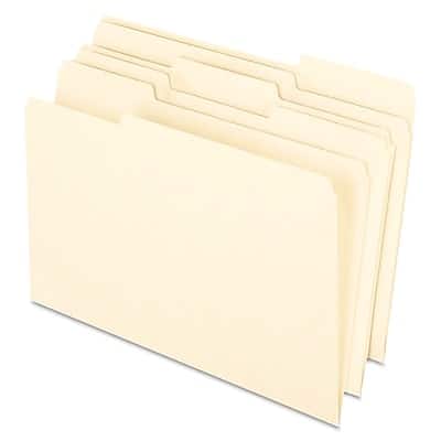 Pendaflex - EarthWise Recycled File Folder, 1/3-Cut Tab, Legal Size, 100/Box - Assorted Colors Pendaflex - EarthWise Recycled File Folder, 1/3-Cut Tab, Legal Size, 100/Box - Assorted Colors
