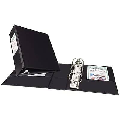 Avery - Mini 2" 3-Ring Mini Binders - Black Avery - Mini 2" 3-Ring Mini Binders - Black