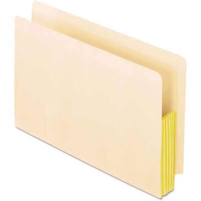 Tops Business Forms - Manila Drop Front Shelf File Pockets with Rip-Proof-Tape Gusset Top, 5.25" Expansion, Legal Size, Manila, 10/Box Tops Business Forms - Manila Drop Front Shelf File Pockets with Rip-Proof-Tape Gusset Top, 5.25" Expansion, Legal Size, Manila, 10/Box