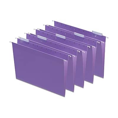 Staples - Hanging File Folders, Letter, 1/5-Cut Tab, Letter Size, 25/Box - Purple Staples - Hanging File Folders, Letter, 1/5-Cut Tab, Letter Size, 25/Box - Purple