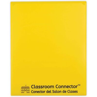 C-Line Products - Classroom Connector Folders, 11 x 8.5, Yellow, 25/Box C-Line Products - Classroom Connector Folders, 11 x 8.5, Yellow, 25/Box