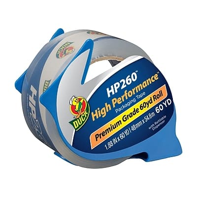 Duck - HP260 Heavy Duty Packing Tape with Dispenser, 1.88" x 60 yds - Clear Duck - HP260 Heavy Duty Packing Tape with Dispenser, 1.88" x 60 yds - Clear